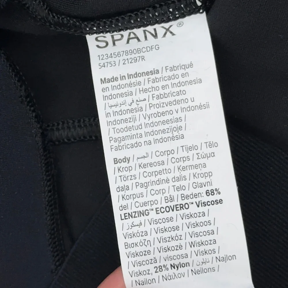NEW Spanx Ponte Stirrup Leggings Womens Small Black High Rise Stretch 21297R